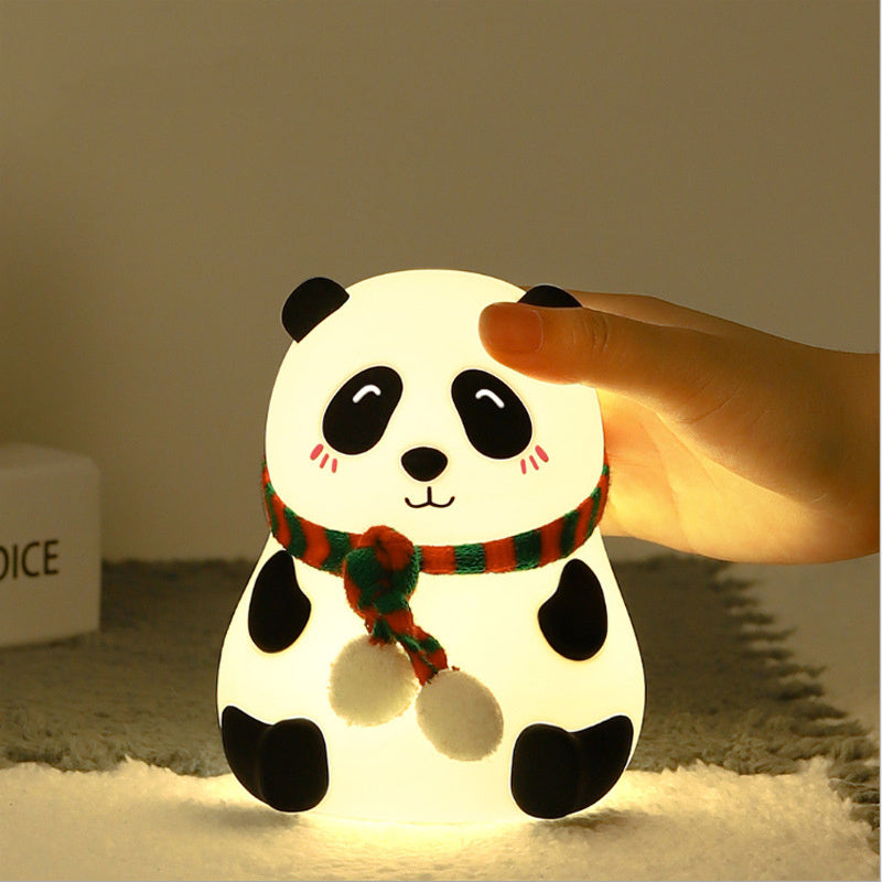 Cartoon Cute Panda Silicone LED Night Light