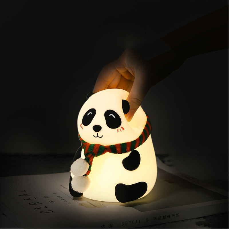 Cartoon Cute Panda Silicone LED Night Light